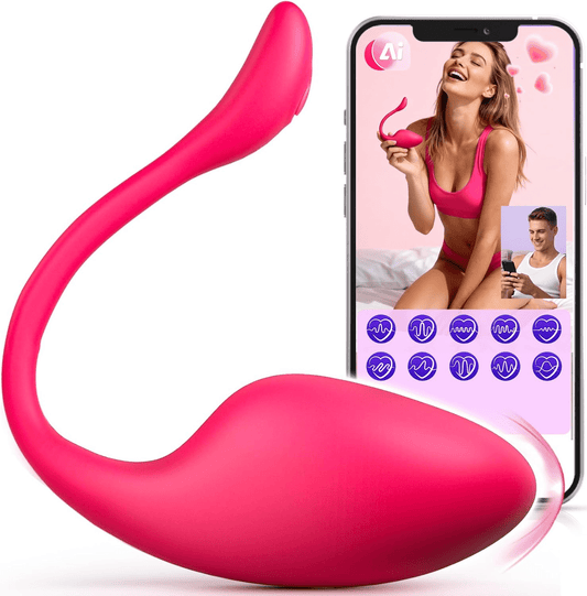 Sex Toys Vibrator for Women Men - Vibrators Wearable Panty Dildo with 9 Vibrations, G Spot Clitoral Stimulator Anal Butt Plug, Rechargeable AI Sync APP Control Adult Anus Sex Toy Strapon Dildo - SinfulX - 