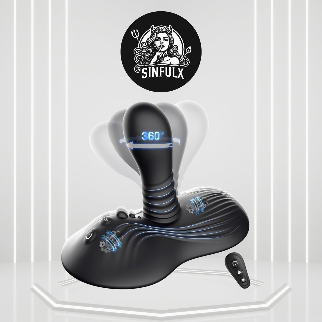 RotyX Prostate Massager Rotating Vibrator Ride Plug - SinfulX -