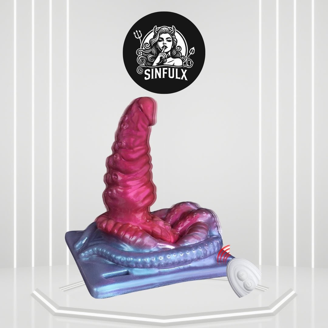 TentaraX Tentacle Riding Vibrator 10 Modes Remote - SinfulX -