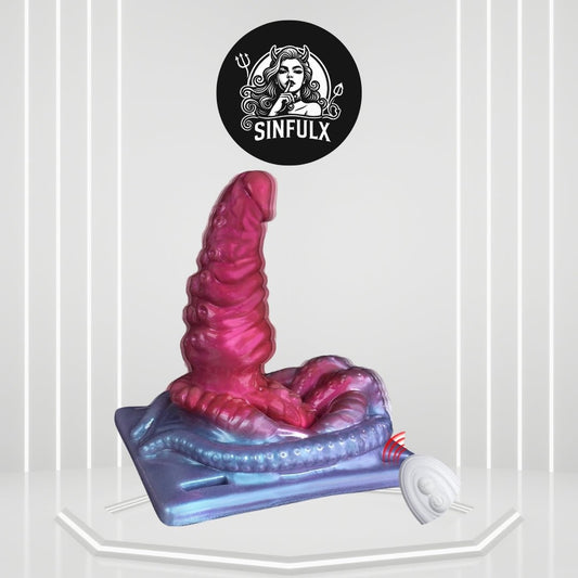 TentaraX Tentacle Riding Vibrator 10 Modes Remote - SinfulX -