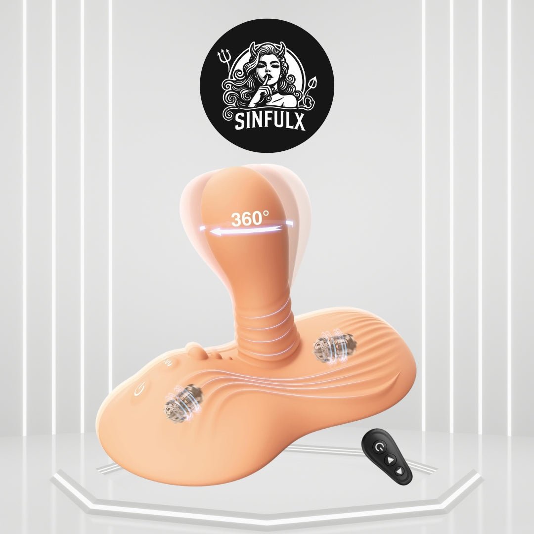 SpirionX Prostate Massager Rotating Ride-On Vibrator - SinfulX -