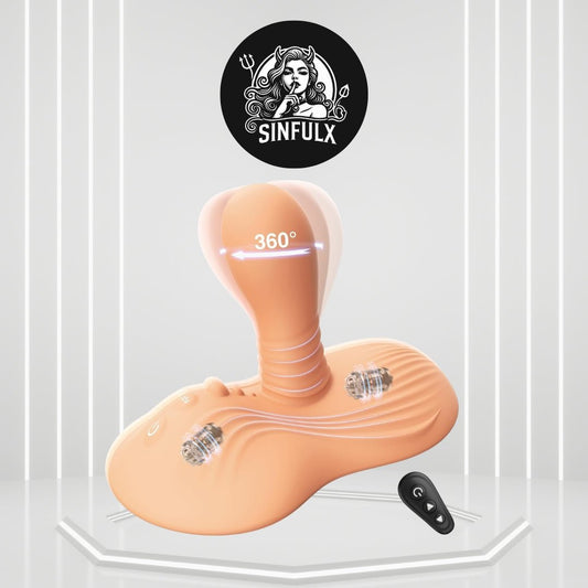 SpirionX Prostate Massager Rotating Ride-On Vibrator - SinfulX -