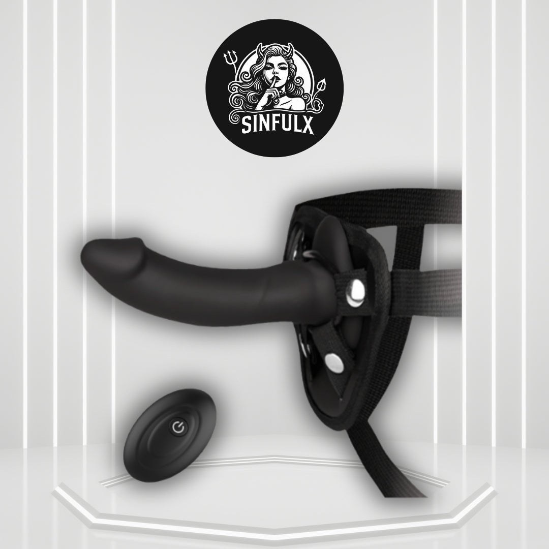 PulseControl Remote Control Strap-On Dildo Set - SinfulX -