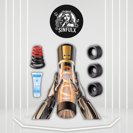 PrimeForce Electric Penis Pump 5 Modes with Rings - SinfulX -