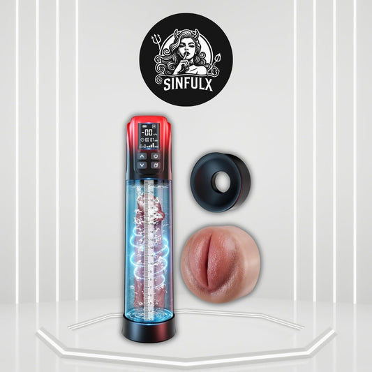 PulseCoreX Electric Penis Pump 5 Modes Display - SinfulX -