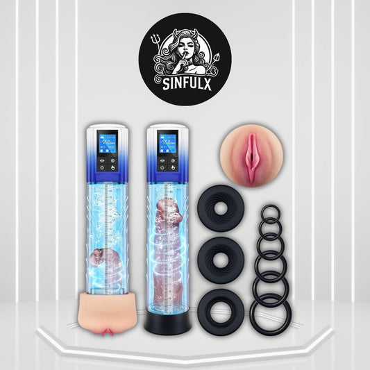 UltraCore Electric Penis Pump 6 Suction LCD Display - SinfulX -