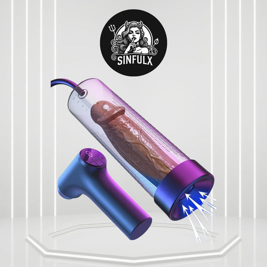 HydroCore Electric Penis Pump 6 Modes LCD Display - SinfulX -