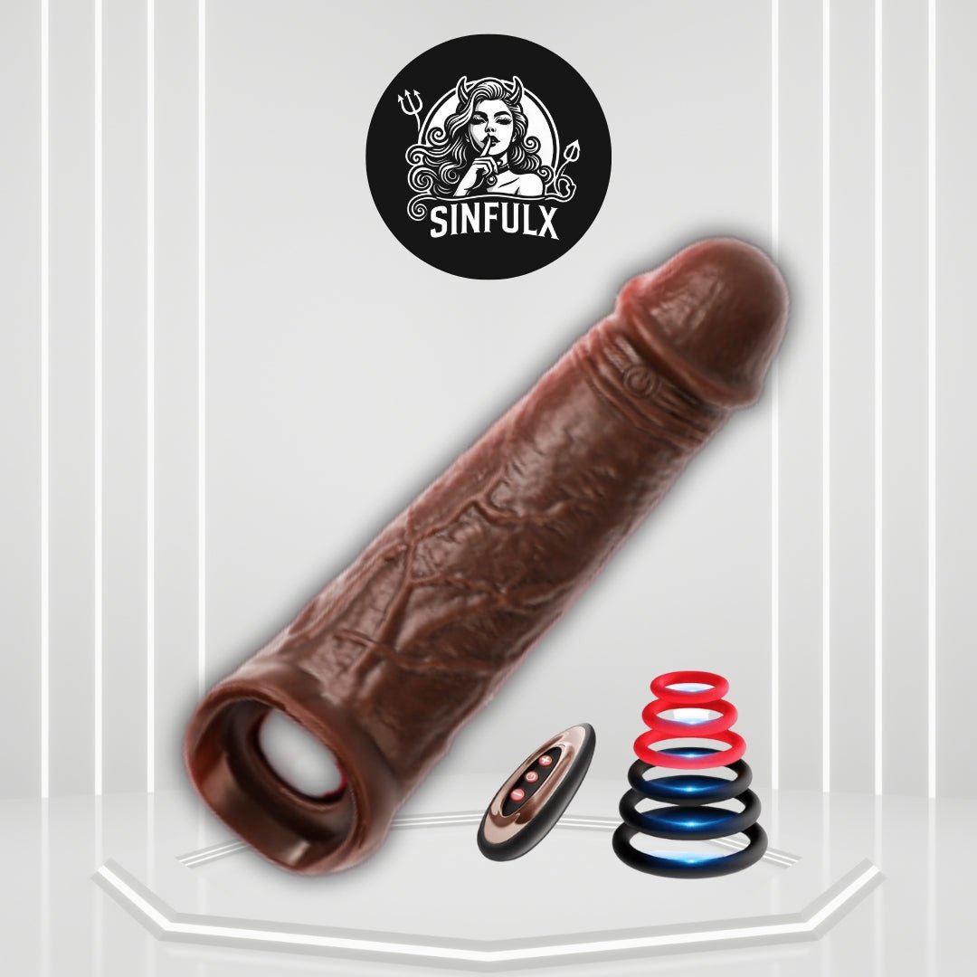 CoreSync App Control Penis Sleeve Vibrator 5-in-1 Ring - SinfulX -