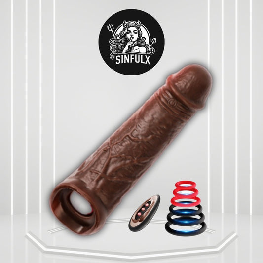 CoreSync App Control Penis Sleeve Vibrator 5-in-1 Ring - SinfulX -