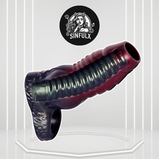 KnotForce Knot Penis Sleeve Ring Girth Enhancer Silicone - SinfulX -