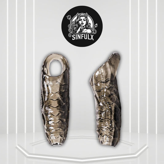 MythriX Monster Penis Sleeve 3 Texture Silicone Extender - SinfulX -