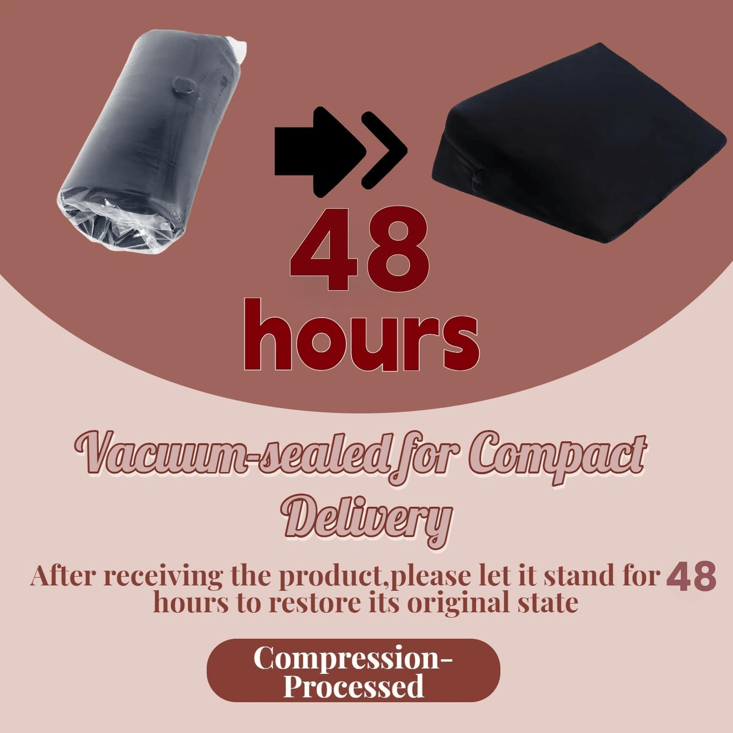VelvaBond Foam Positioning Wedge Pillow with Handcuffs Support - SinfulX - Personal Care > Sexual Wellness > Sex Pillow