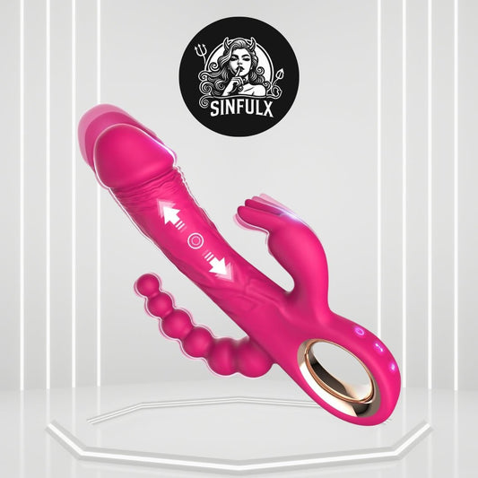 AxisFusion 3 Motor Rabbit Thruster 10+10+5 Modes Ring Handle - SinfulX -