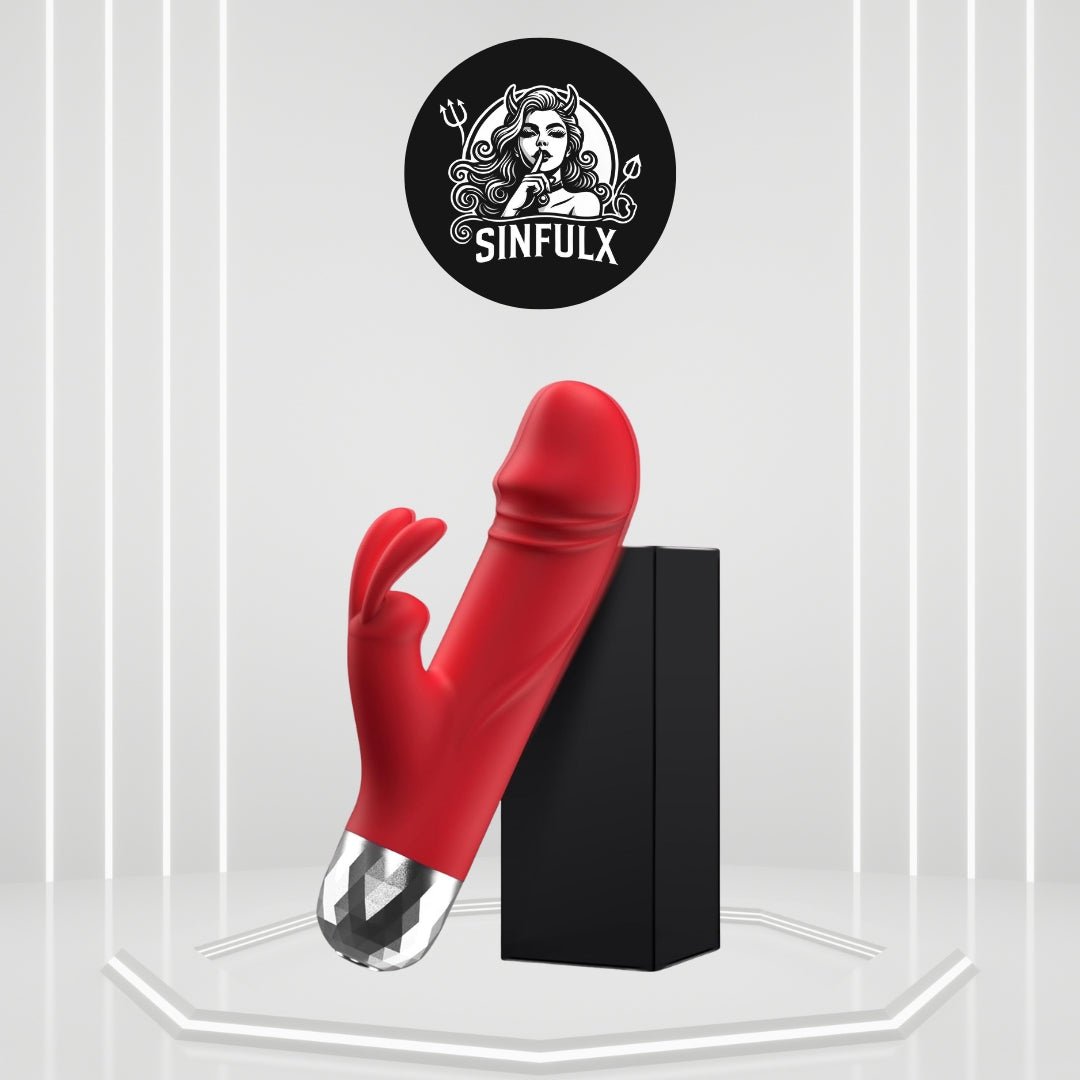 PocketPulseX Mini Rabbit Bullet Vibrator 12 Modes USB Compact - SinfulX -