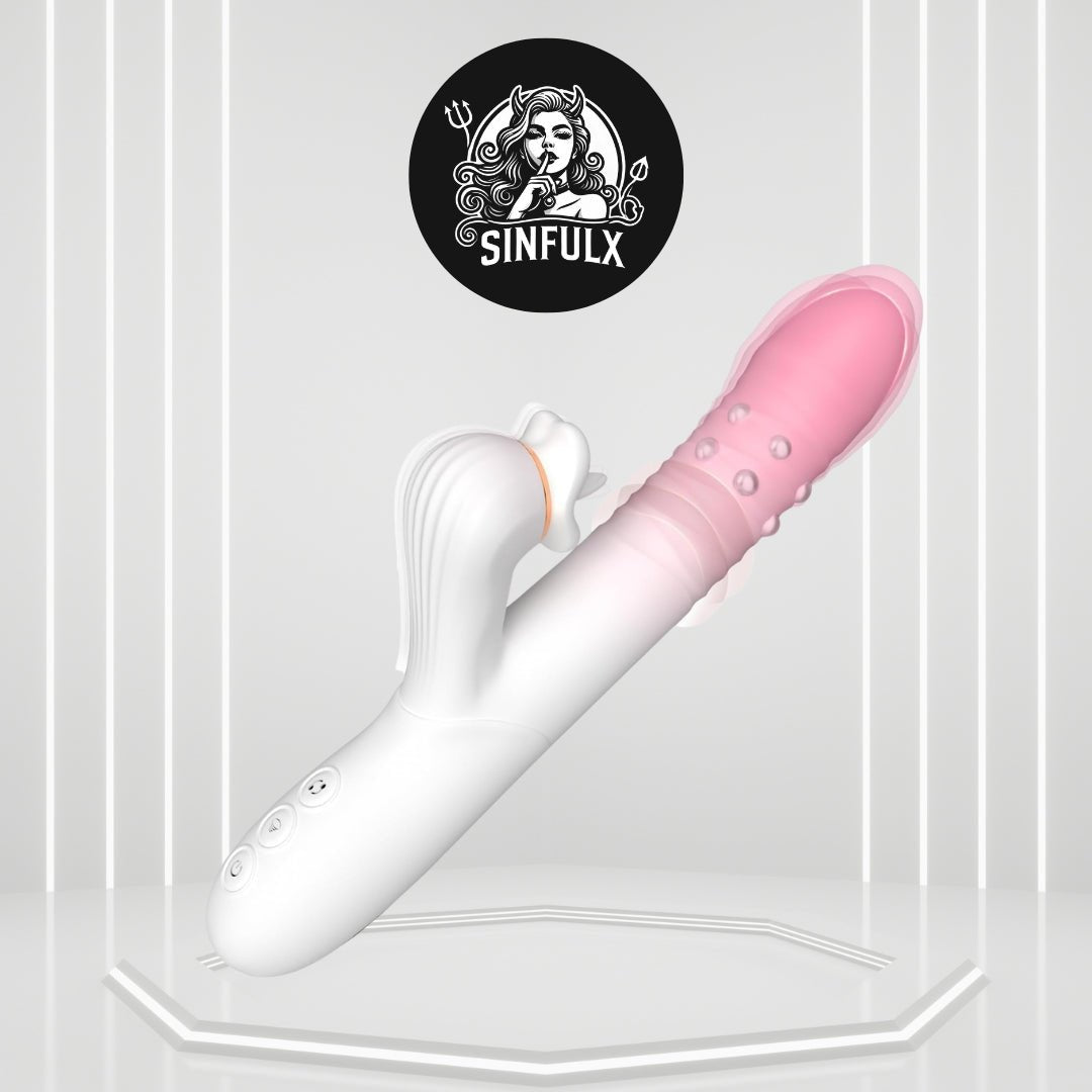 OrvexaBead Thrusting Licking Bead Vibrator 3-in-1 G-Spot Toy - SinfulX -