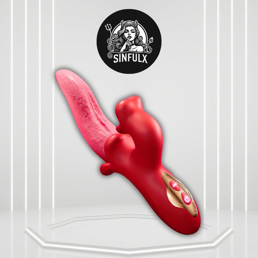 ElyraSwing Tongue Rabbit Vibrator 9 Modes G-Spot Toy - SinfulX -