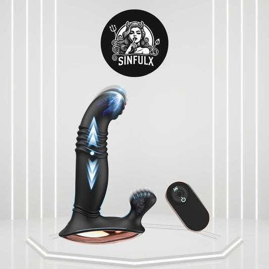 ThrustBead Thrusting Prostate Massager 9 Modes Remote Waterproof - SinfulX -
