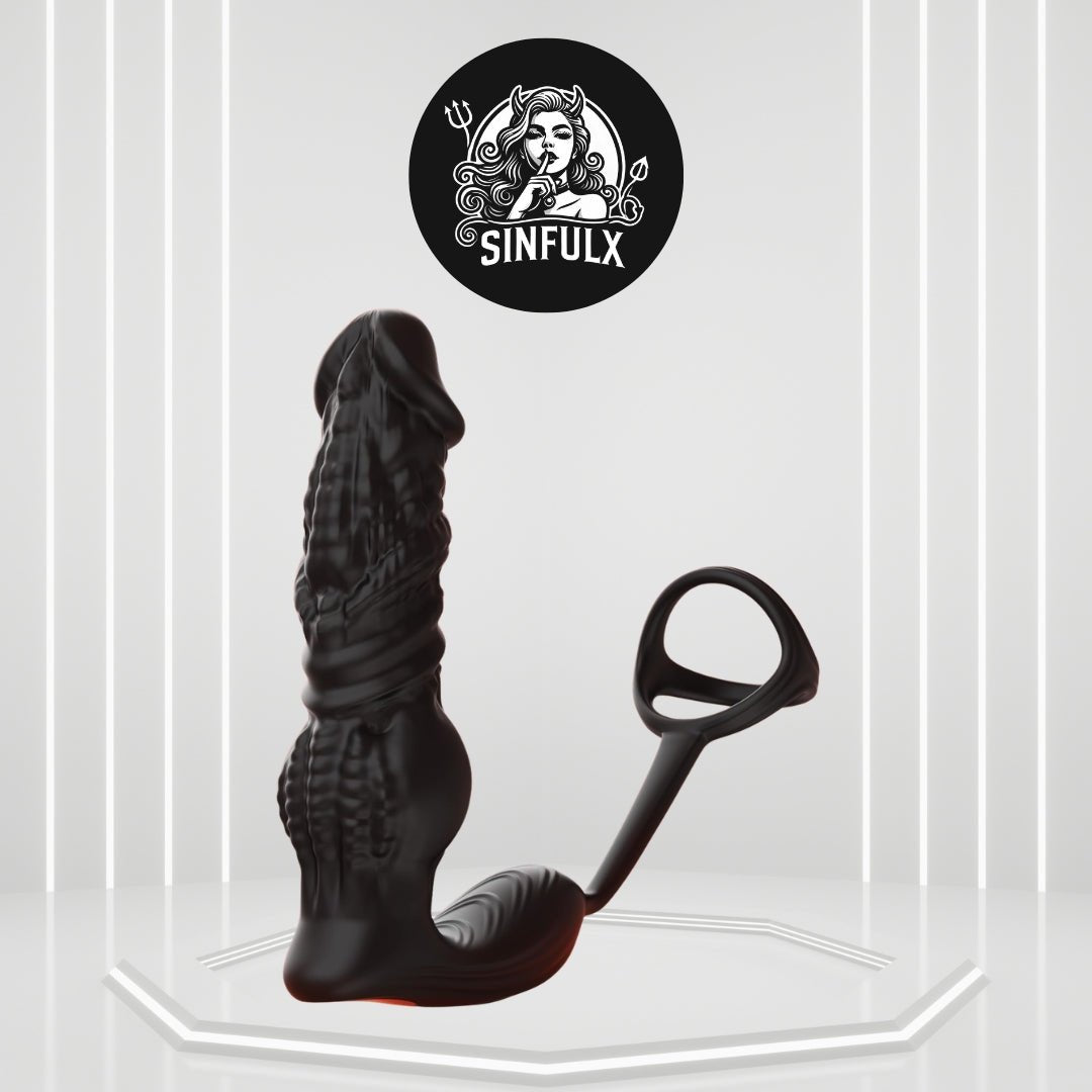 HyperThrust Thrusting Prostate Massager Cock Ring 9 Modes App Remote - SinfulX -