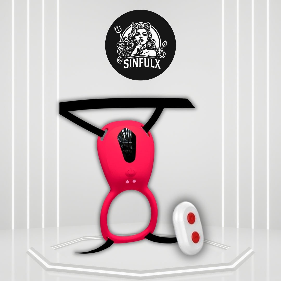 PetalLink App Control Cock Ring Clit Stimulator Wearable - SinfulX -
