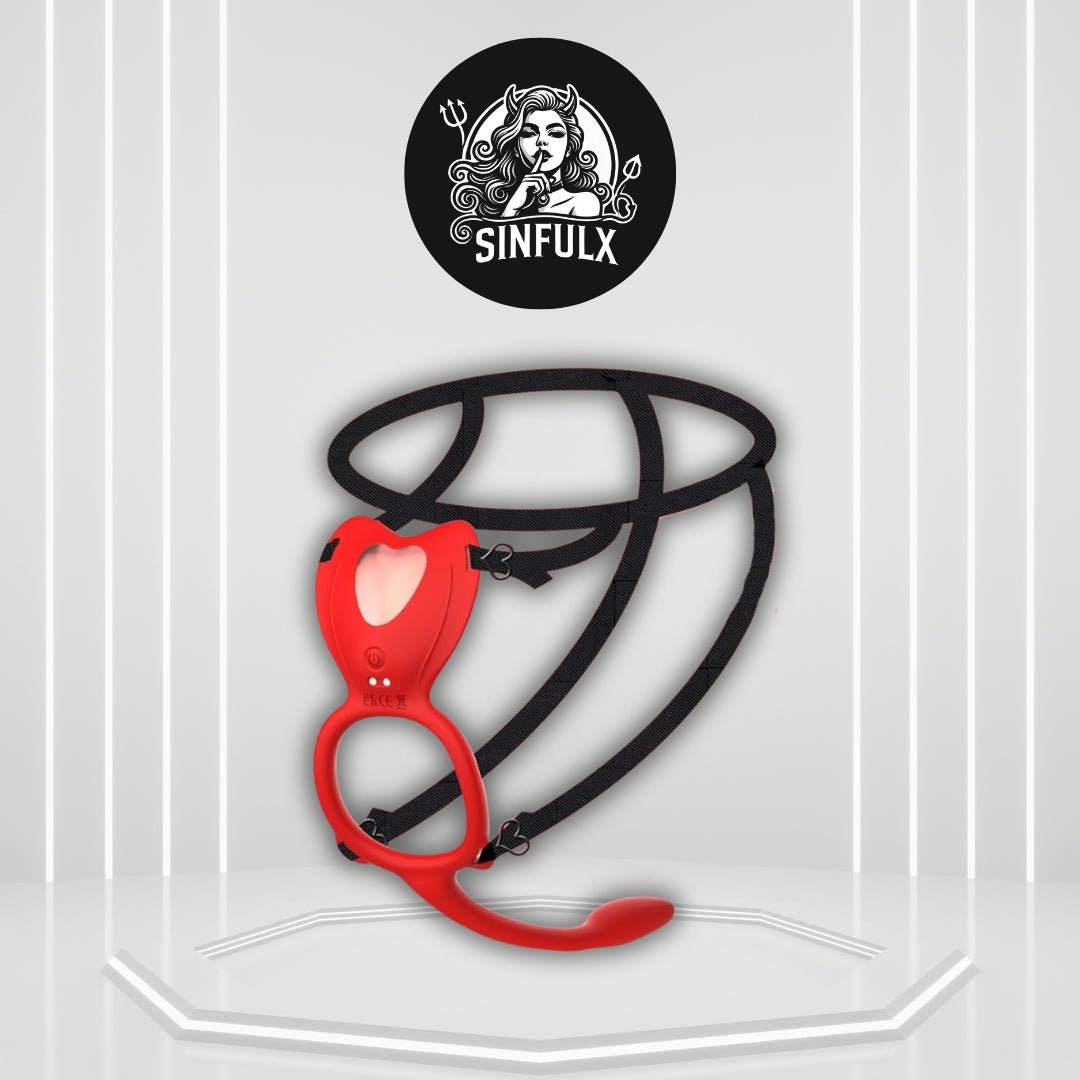 TriWear 3-in-1 Wearable Cock Ring Anal Plug 9 Modes - SinfulX -