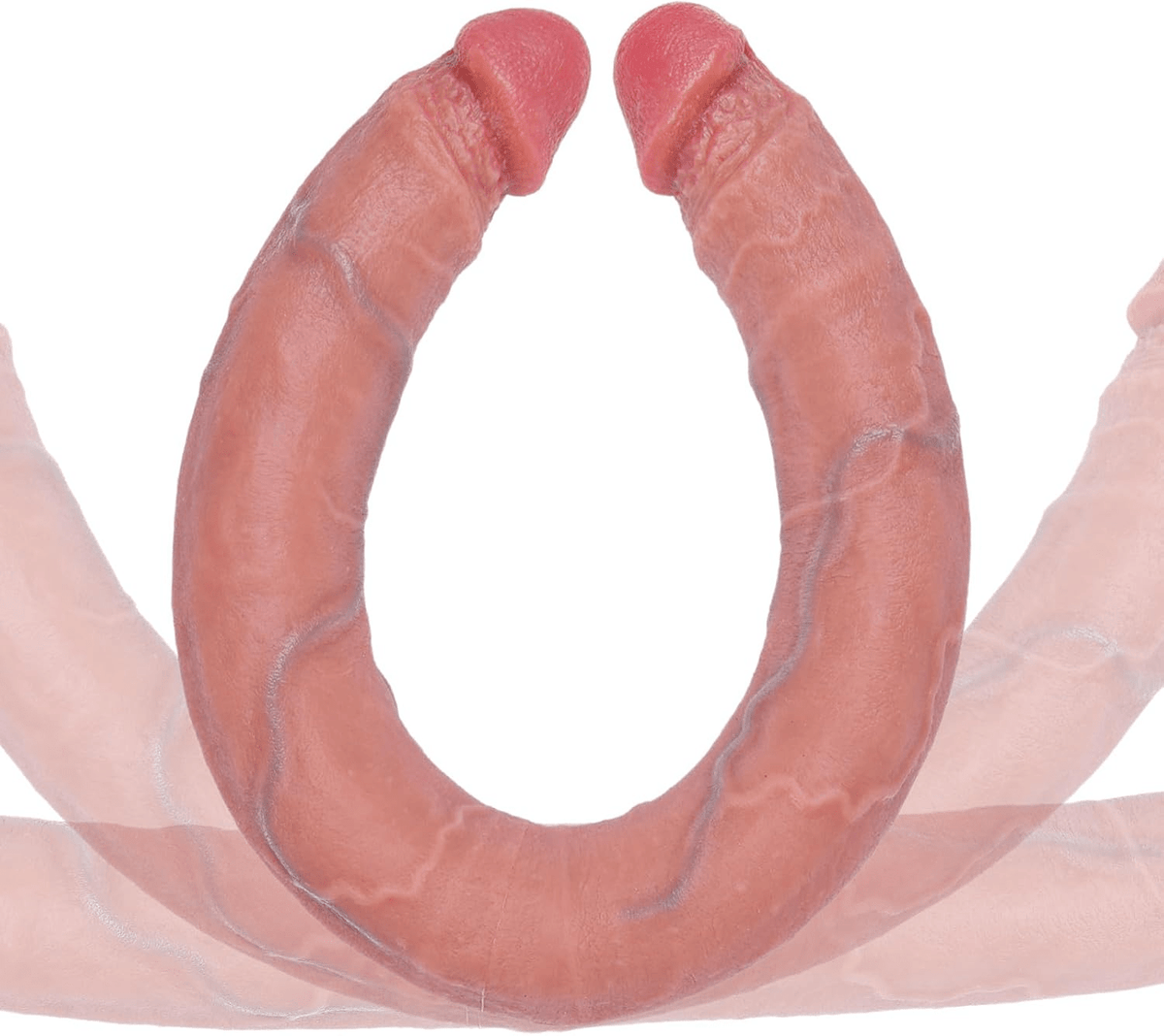 MaxFlow 19.7” XXL Double - Ended Dildo Thick Silicone - SinfulX - Personal Care > Sexual Wellness > Dual - Ended Stimulator