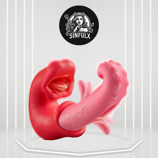 ClampaWave 3-in-1 G-Spot Vibrator Flapping Clamping 10 Modes - SinfulX -