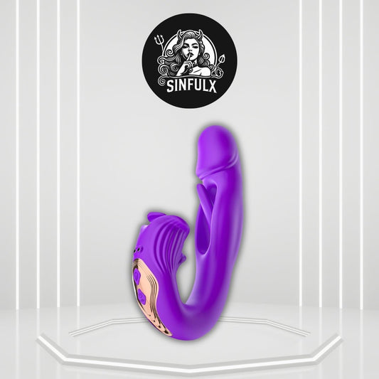CommandRose App Control Rabbit Vibrator 9 Modes Flapping - SinfulX -