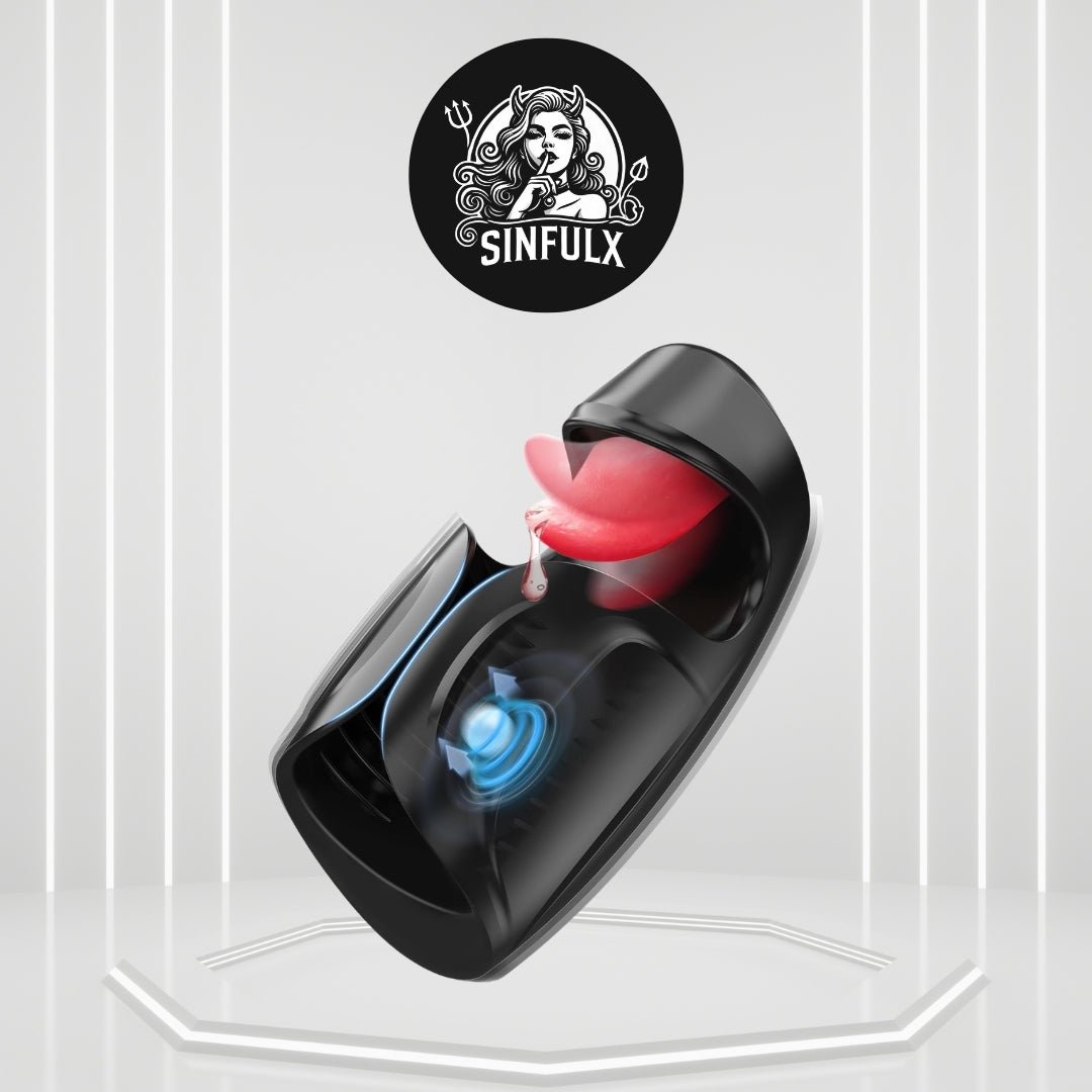 EnduroTongue Male Trainer Stroker Tongue 10 Modes - SinfulX - 