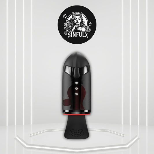 TitanFlow 4 - in - 1 Male Stroker 10 Modes Pump Trainer - SinfulX - 