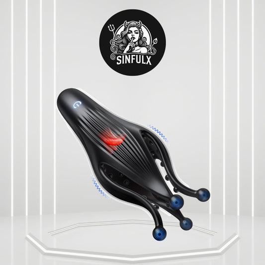 LushTentacle Training Licking Vibrator 10 Modes Sleeve - SinfulX - 