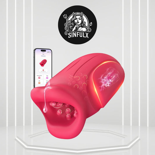 OralPulse App Control Male Stroker Trainer 10 Modes - SinfulX - 
