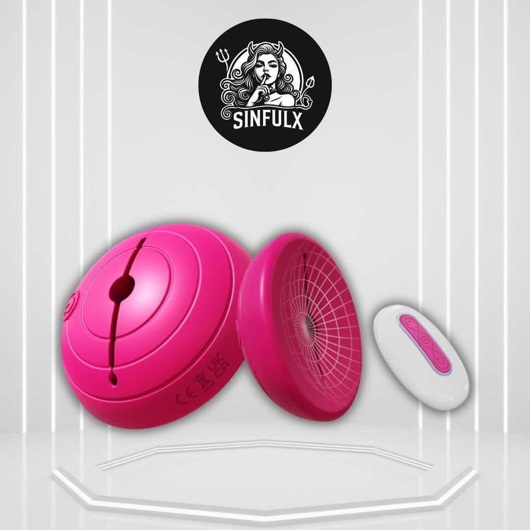 ContourFit Nipple Clamps + Sucker Set 10 Modes Remote - SinfulX - 