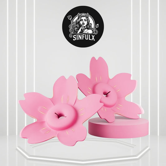 BloomSync App - Control Nipple Vibrators – 9 Modes, Hands - Free - SinfulX - 