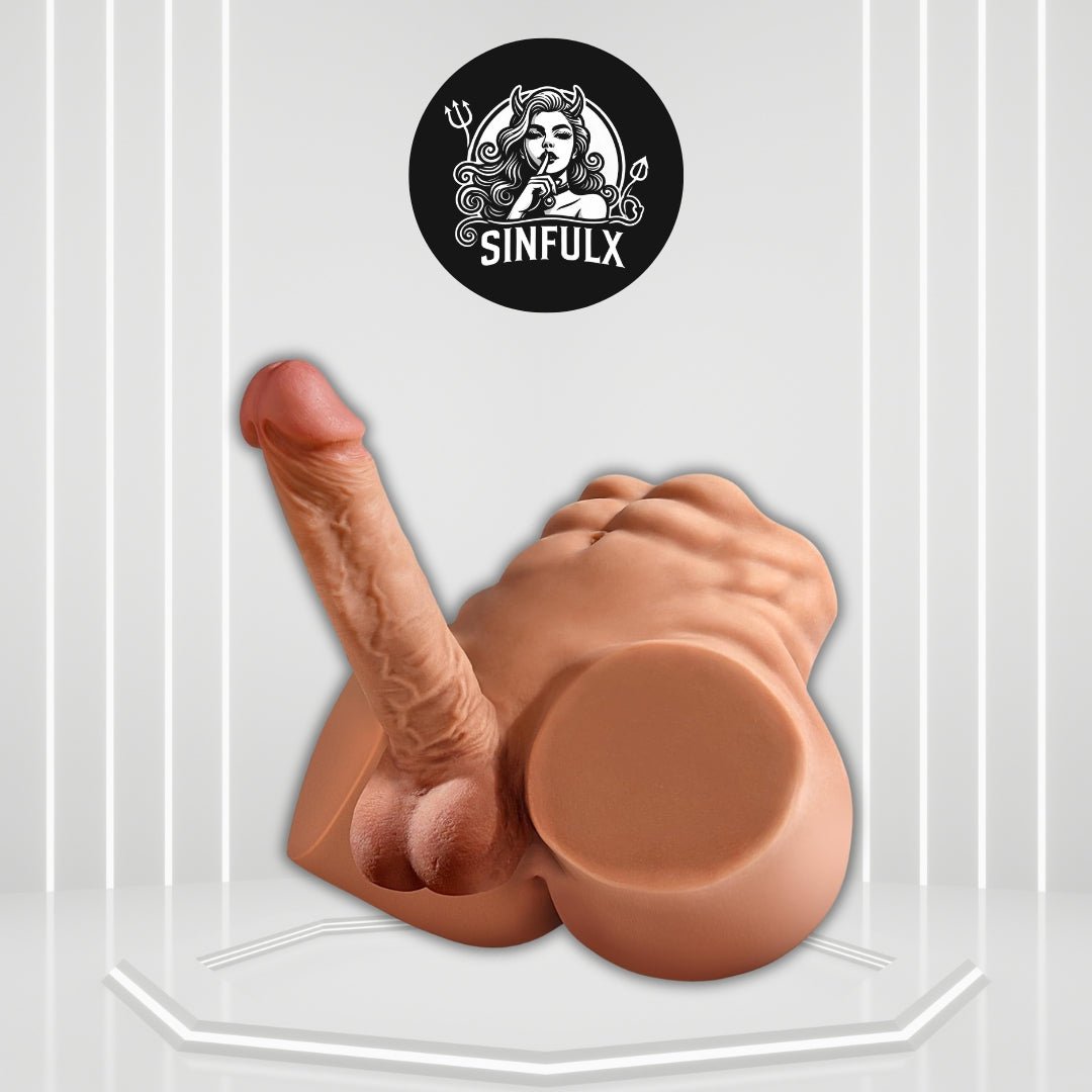 ApexShift Male Sex Doll Torso 7in Dildo 6.8LB - SinfulX - 