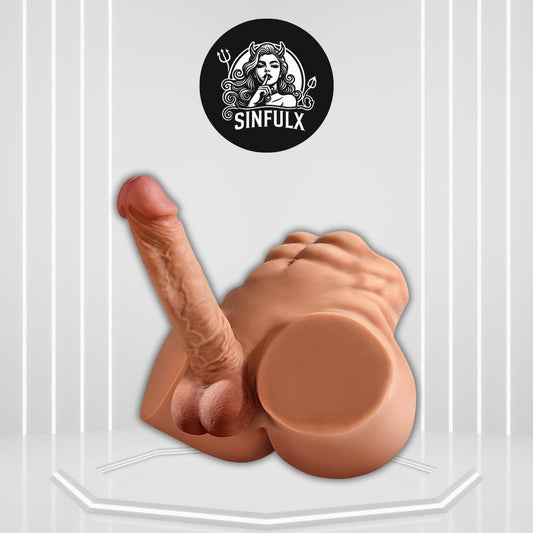 ApexShift Male Sex Doll Torso 7in Dildo 6.8LB - SinfulX - 
