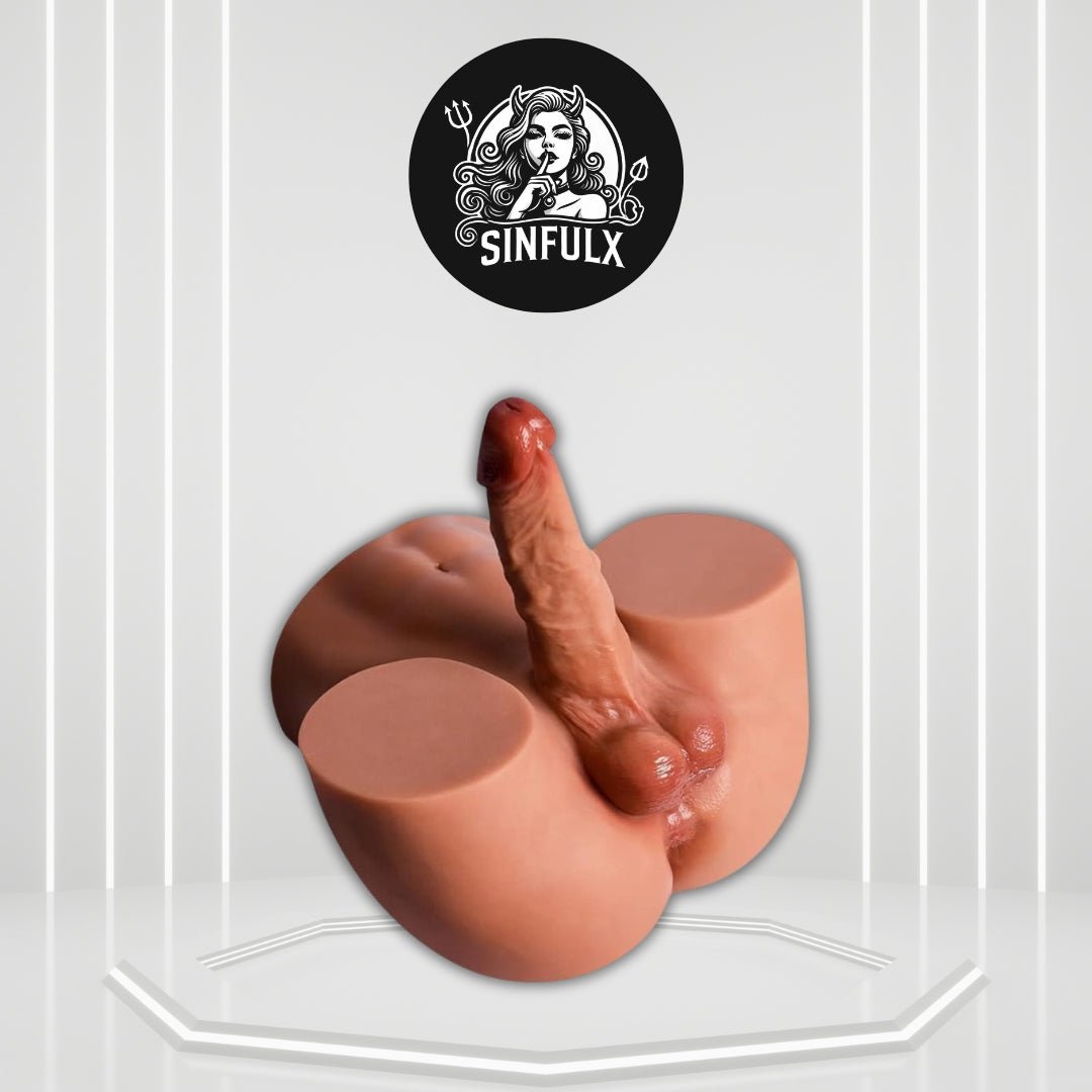 DualForm Male Sex Doll Torso 7in Dildo 10LB - SinfulX - 