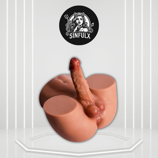 DualForm Male Sex Doll Torso 7in Dildo 10LB - SinfulX - 