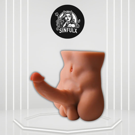 VantreX Male Sex Doll Torso w/ Dildo 5LB - SinfulX - 