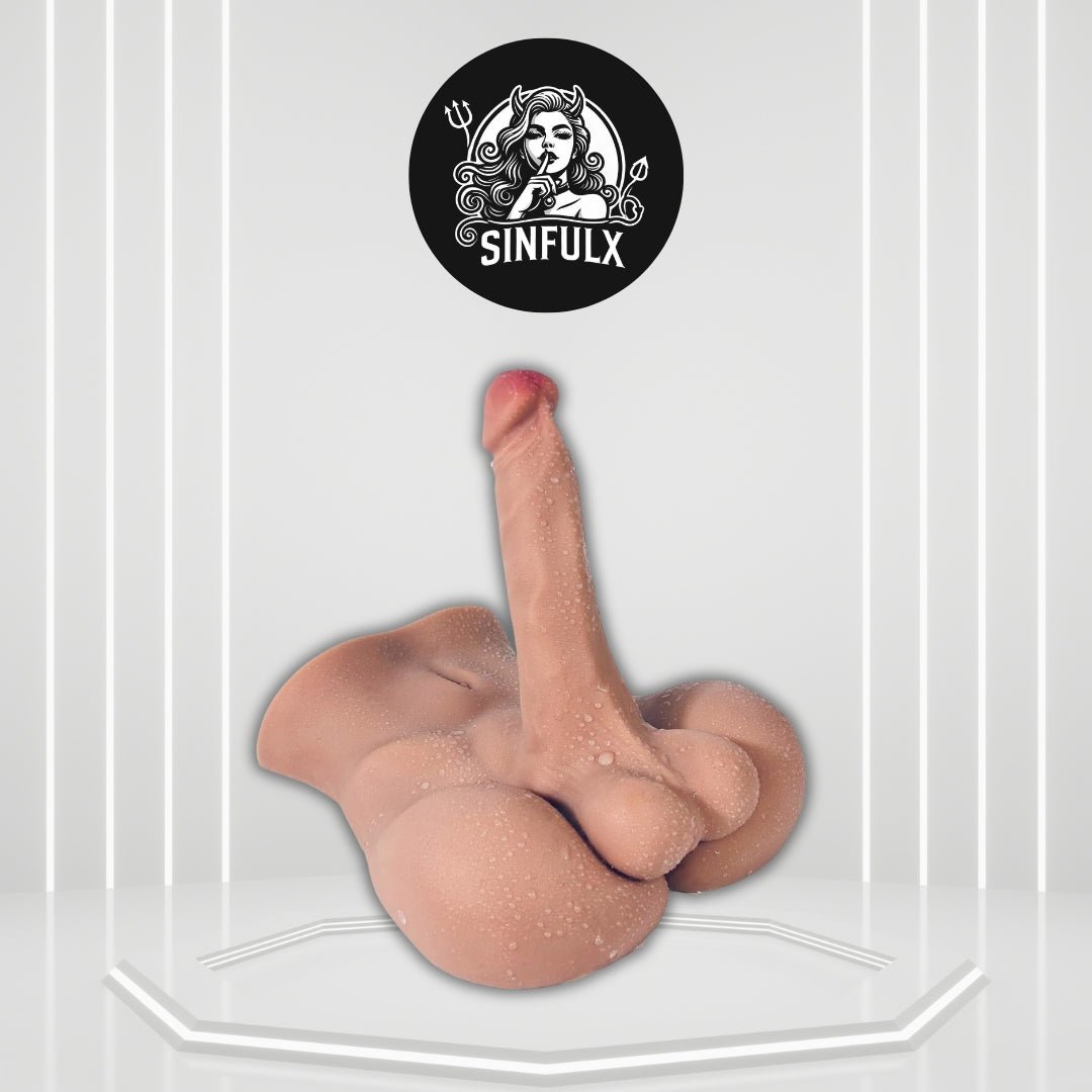VelriX Male Sex Doll Torso Stable Base Flexible Dildo - SinfulX - 