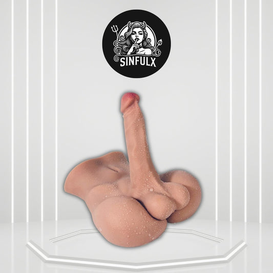 VelriX Male Sex Doll Torso Stable Base Flexible Dildo - SinfulX - 