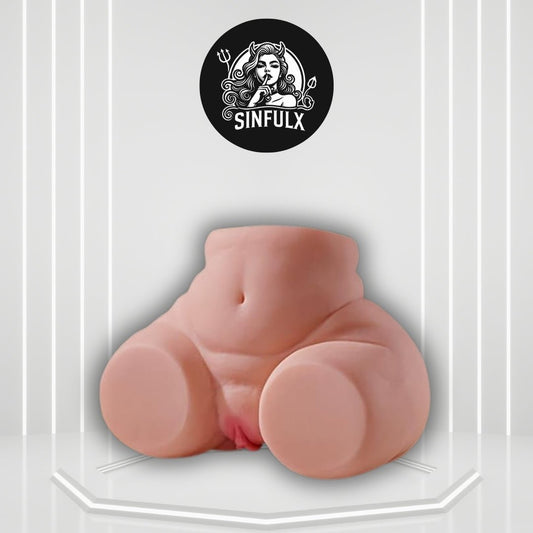 PlushMax BBW Sex Doll Torso Dual Channel 12LB - SinfulX - 