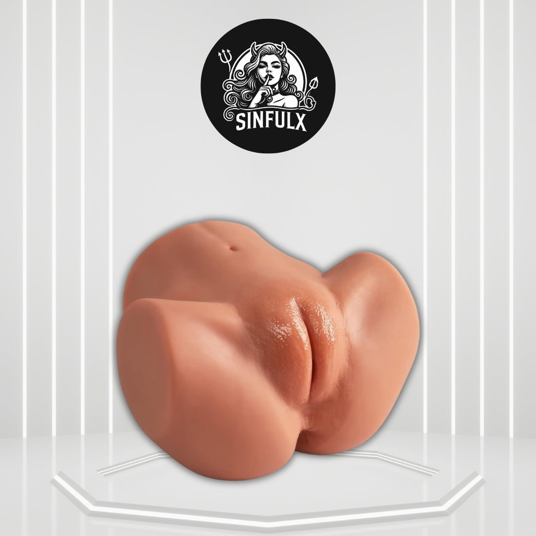 CompactGrip Sex Doll Masturbator | Dual Channel Suction - SinfulX - 