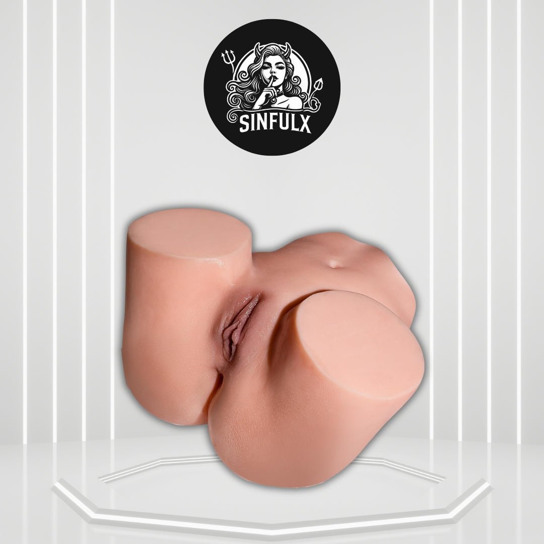 VantaPulseX 25LB Vibrating Sex Doll Torso | Dual Deep Channels - SinfulX - 