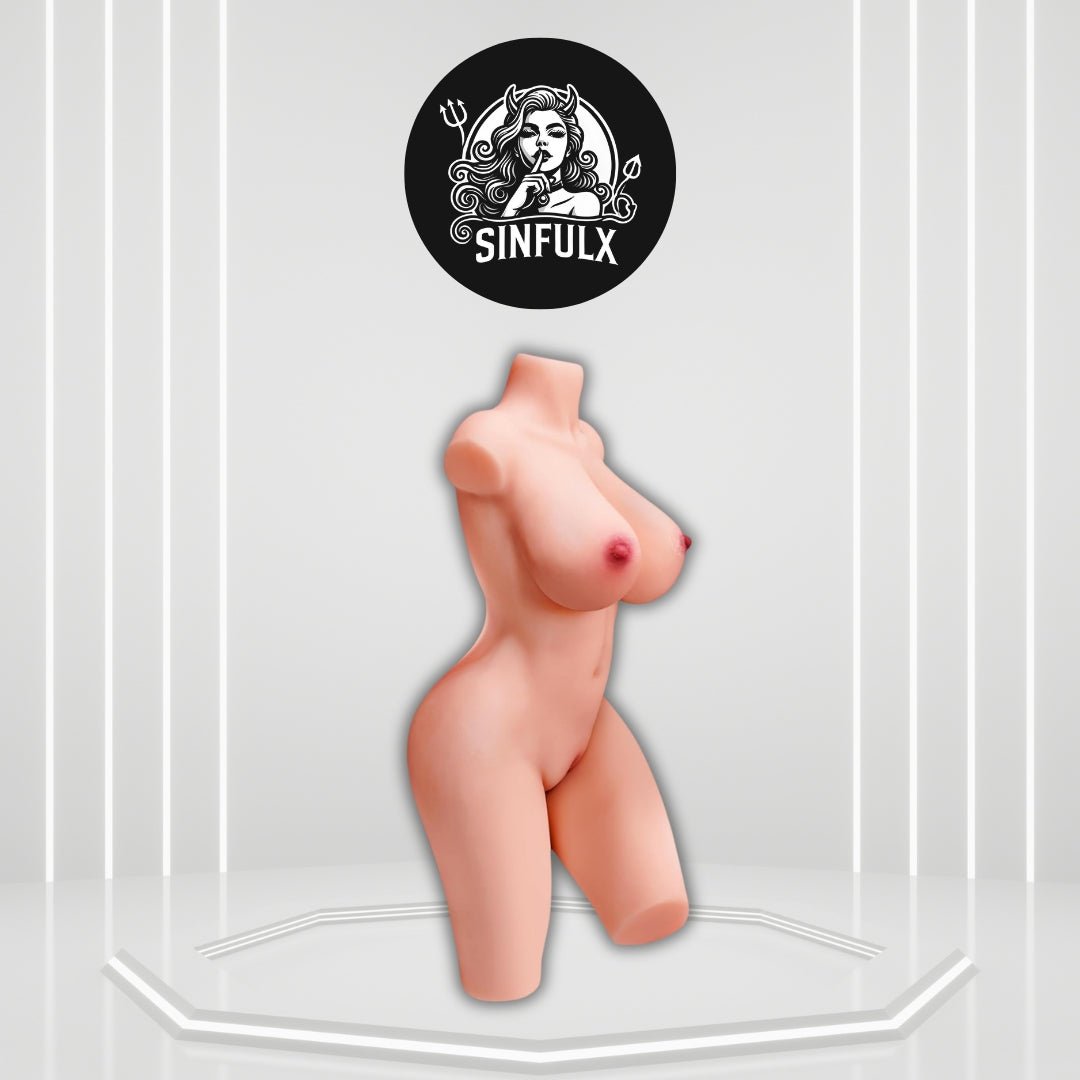 FormFlex Realistic Sex Doll Torso | Adjustable Skeleton Design - SinfulX - 