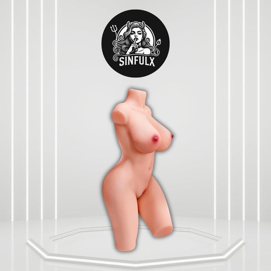 FormFlex Realistic Sex Doll Torso | Adjustable Skeleton Design - SinfulX - 