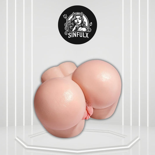 BounceMax 17LB Realistic Sex Doll Torso | Dual Channel Stroker - SinfulX - 