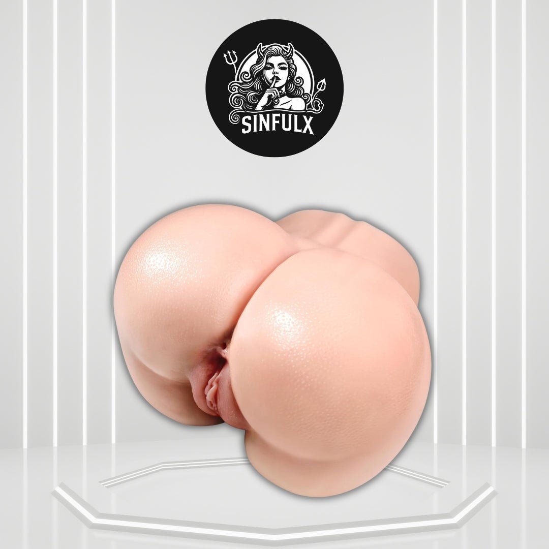 SilkenCore Silicone Dual Channel Torso Sex Doll 15LB - SinfulX - 