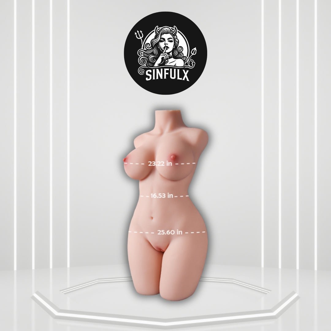 FlexElite 20LB Flexible Torso Sex Doll Dual Channel - SinfulX - 