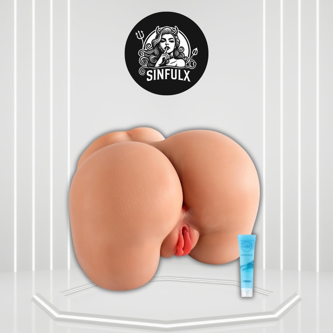 VelvetCore Dual Channel Pocket Pussy Sex Doll 5.9LB Real Feel - SinfulX - 