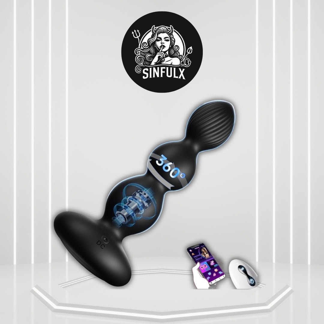 SwirlCore 360° Rotating Prostate Massager - SinfulX - Personal Care > Sexual Wellness > Prostate Massager